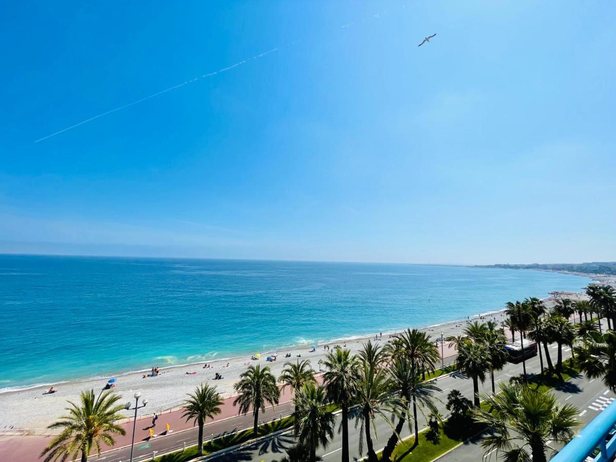 Sea View Top Floor - Promenade Des Anglais Nizza Exterior foto